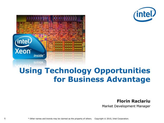 Intel keynote