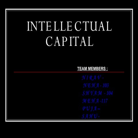 Intellectual Capital