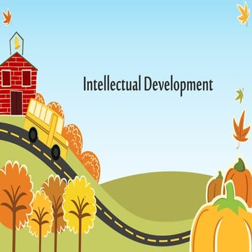 Intellectual development (Piagetian, Psychometric, and Classical Approach)