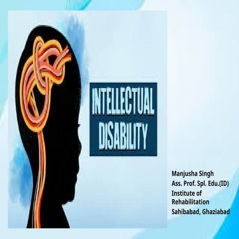 Intellectual disability | PPT