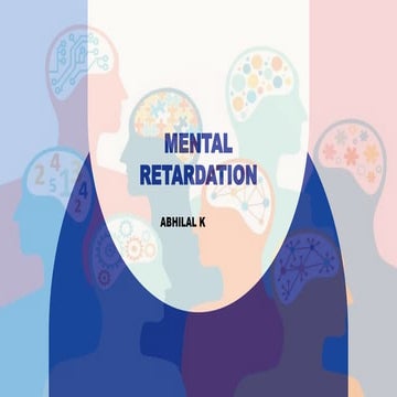 INTELLECTUAL DISABILITY -CLASSIFICATION, SIGN AND PREVENTION, ppt.( PRESENTER...