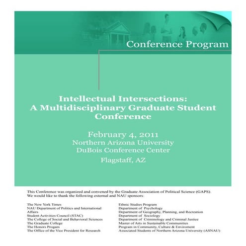 Intellectual Intersections, draft conference program