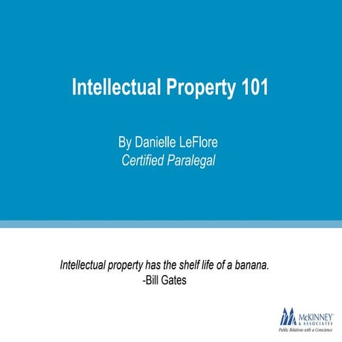 Intellectual Property 101