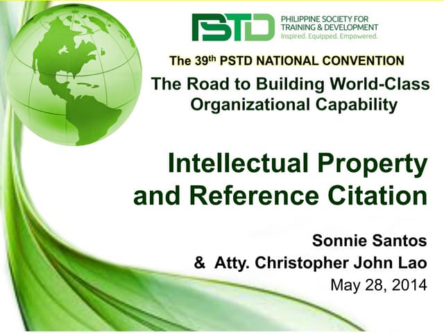 Intellectual property and copyright 
