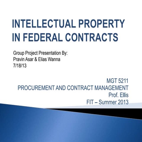 Intellectual property in_federal_contracts.