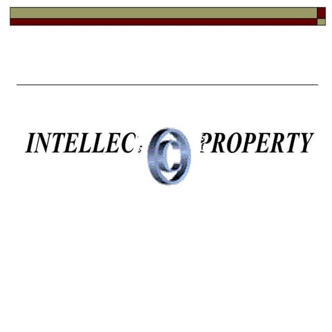 intellectual property in industry.ppt
