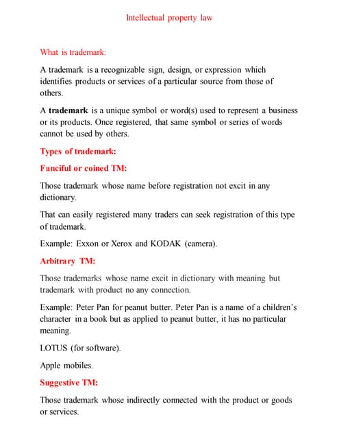 Infographic: what is and how to register a trademark | PDF