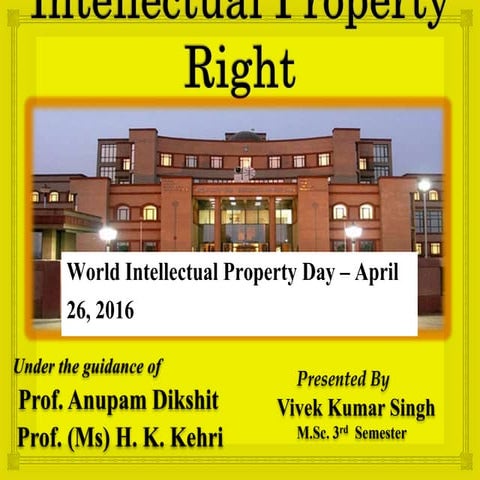 Intellectual property right