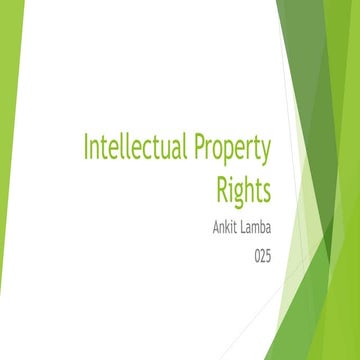 Intellectual property rights India