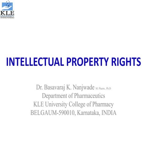 Intellectual property rights