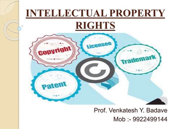 Patents, Copyrights, Trademarks | PPTX