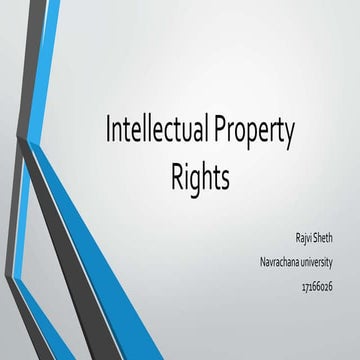 Intellectual property rights