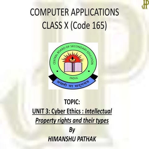 Intellectual property rights