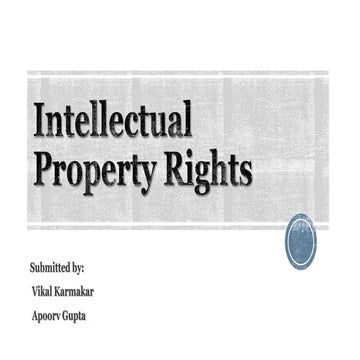 Intellectual property rights 2