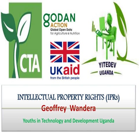Intellectual property rights (iprs) | PPTX