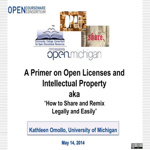 Primer on Open Licenses and Intellectual Property