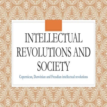 Intellectual revolutions that  defined society_S&T in Building the Nation_Wee...