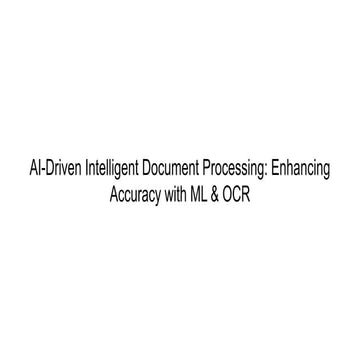 Intellegent_Document_Analysis using machine learning