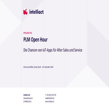 Die Chancen von IoT-Apps für After Sales und Service!