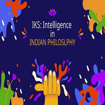Human Intelligence and Indian Knowledge system | PPTX