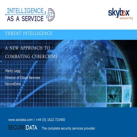 Infosec 2014: Intelligence as a Service: The Future of Frontline Security