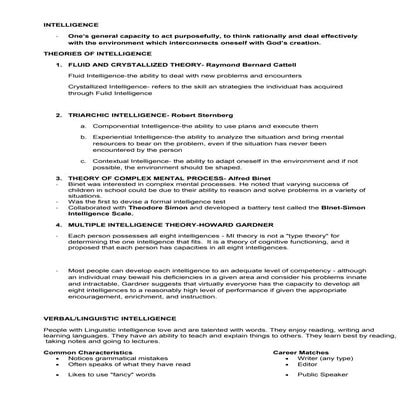 Intelligence handout (1)