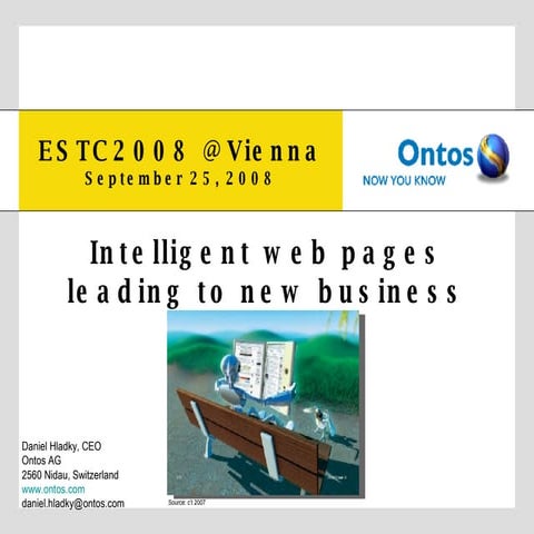 Intelligent web pages leading to new business