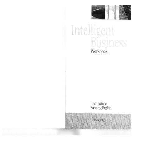Intelligent business intermediate workbook