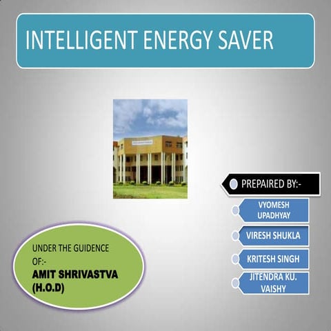 Intelligent energy coservation system