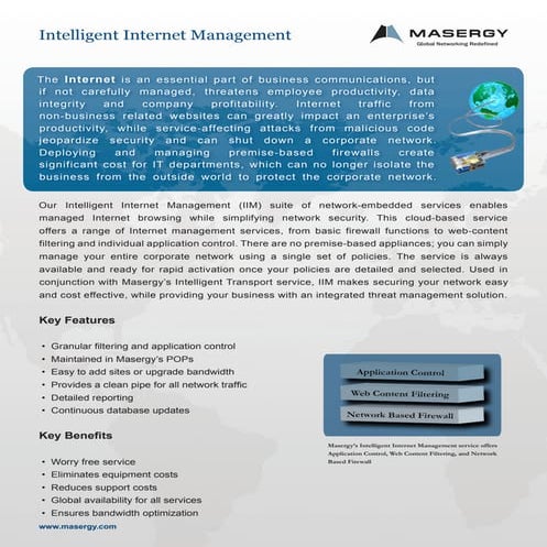 Intelligent Internet Managed