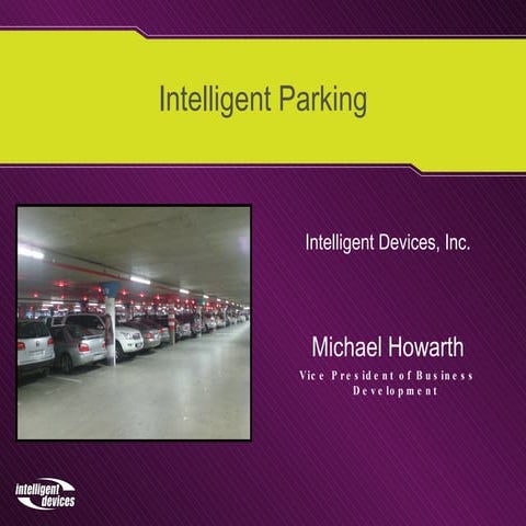 Intelligent Parking Guidance Systems