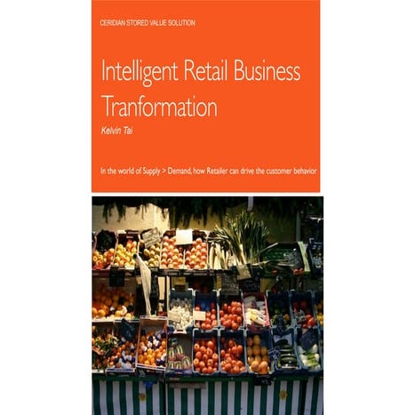 Intelligent retail business transformation