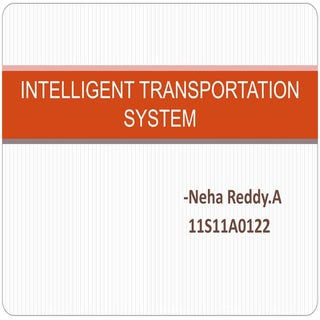 Intelligent transportation system