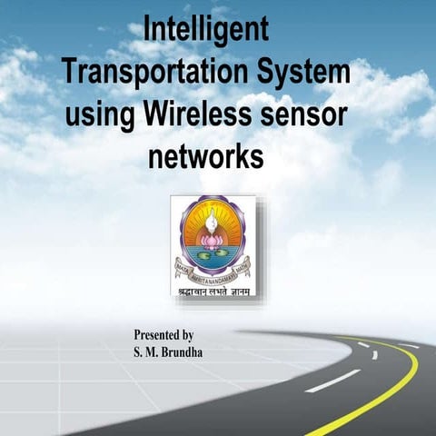 Intelligent transportation system using wireless sensor network