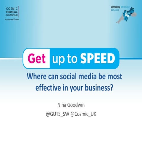 Intelligent use of Social Media TDA 10 August 