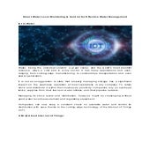 Smart Water Level Monitoring & Control for Effective Water Management