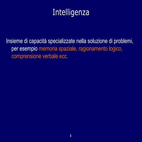 Intelligenza