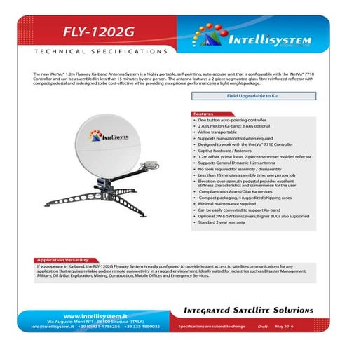 IT-ISS FLY-1202G - Intellisystem - Integrated Satellite Solutions