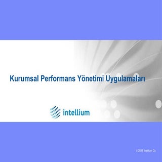 Kurumsal Performans Yönetimi (Kurum...