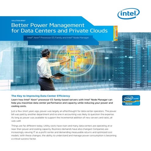 Intel Node Manager Intro | PDF