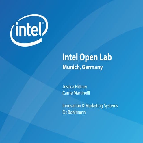 Company Report - Intel OpenLab