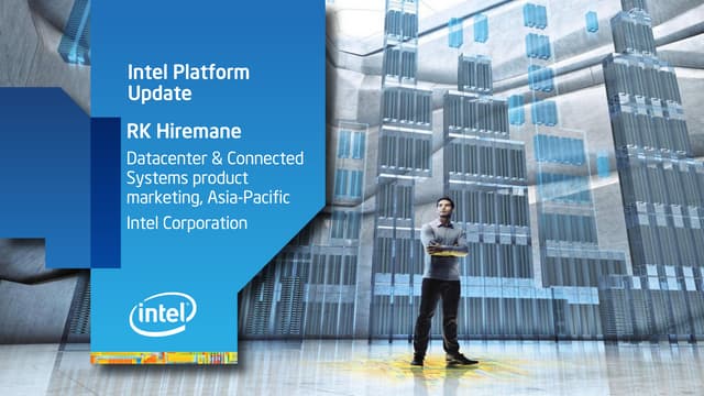 Intel Cloud Summit: Intel Platform Update