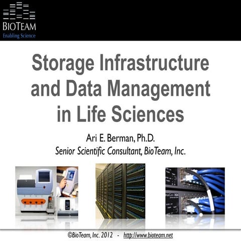 Ari Berman - Intel Big Data Seminar 9/6/2012