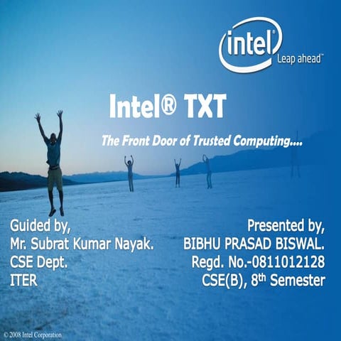 Intel Trusted eXecution Technology