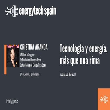 Tecnología y energía, más que una rima