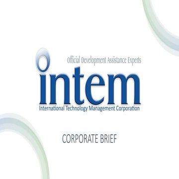 INTEM Philippines CORPORATE PROFILE 2024