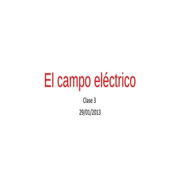 Intensidad campo electrico