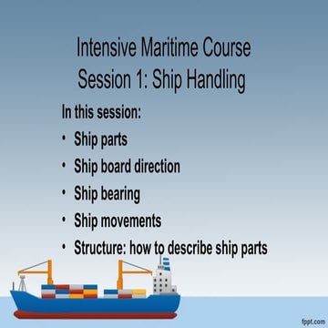 Positions and Directions in the Ship | PDF