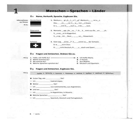 Linie 1 B1 Intensivtrainer Pdf Intensivtrainer lektion 1 b1 | PDF