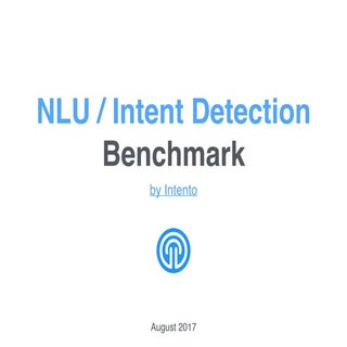 NLU / Intent Detection Benchmark by...